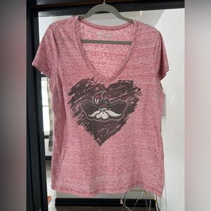 Women’s UNLV Hey Reb Short Sleeve Red T-Shirt, XL